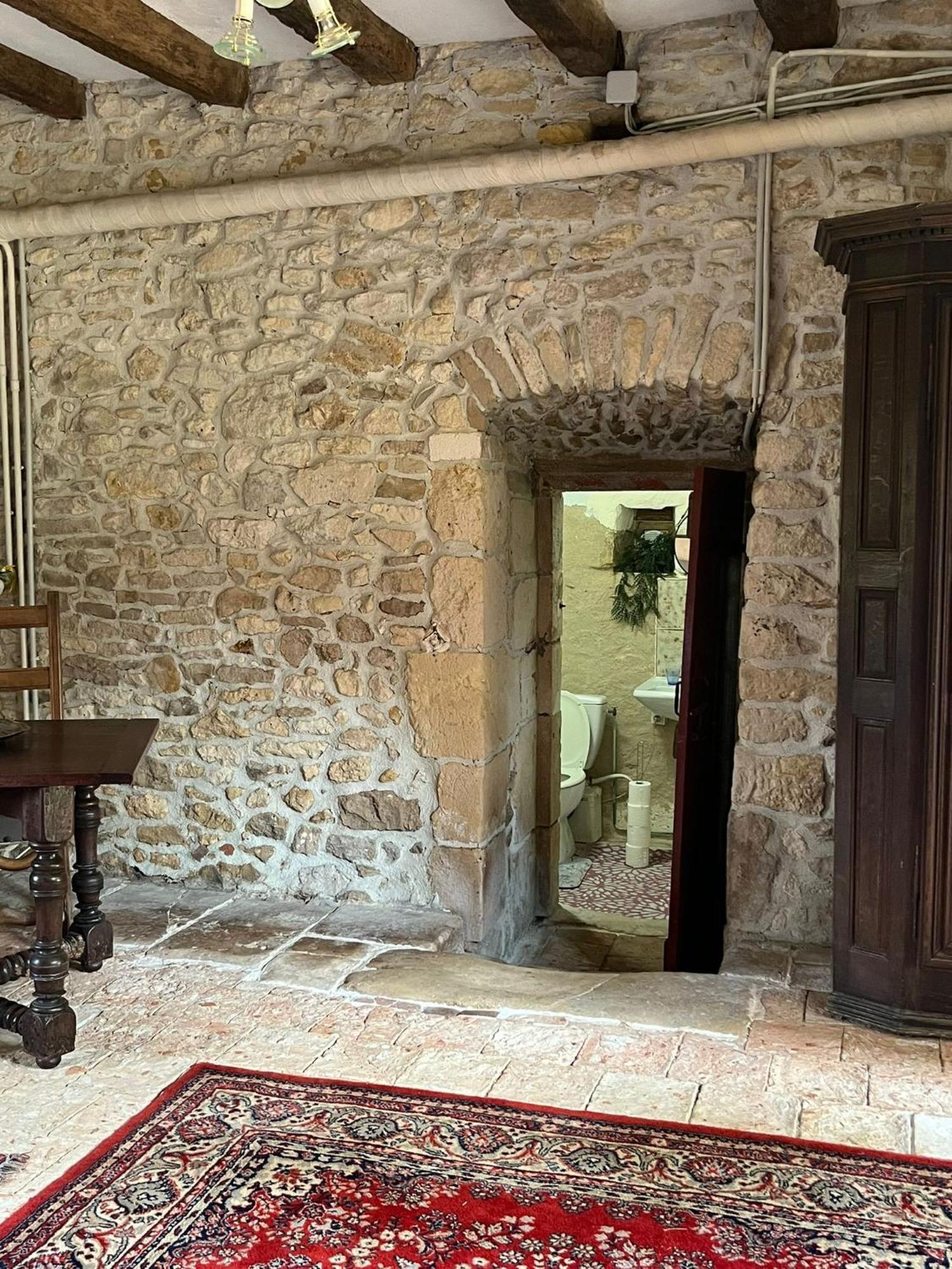 Chambre Dans Tour Du 15Eme Siecle Mauvieres Luaran gambar